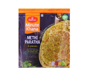 Haldirams Methi Paratha (6 x 50Gm) 300 Gm Pack Of 12